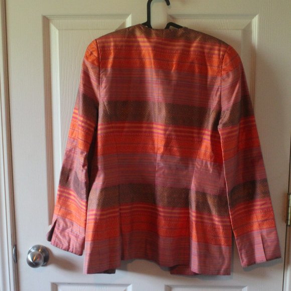 Vintage 90% Silk Carlisle Jacket Size 6 - Picture 4 of 4